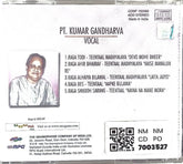 Pt. Kumar Gandharva - Vocal (CD)